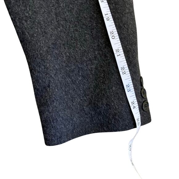 Franco's Mens XL Vintage 100% Cashmere Karamai Full Length Dress Coat Charcoal - Picture 16 of 16